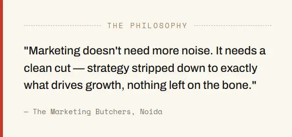 The Marketing butchers Noida